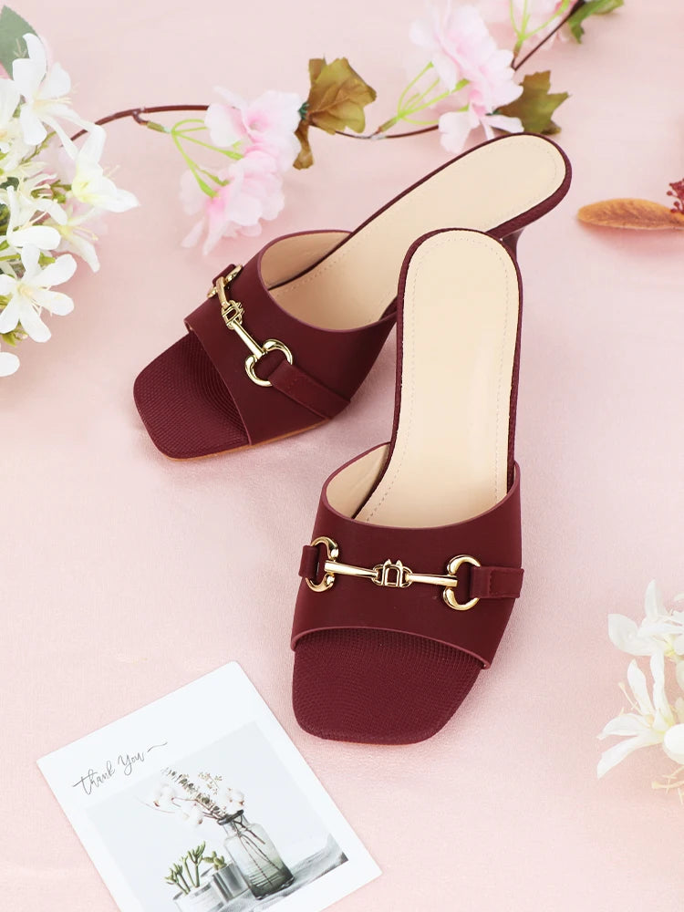 Women High Heels Sandals Slippers