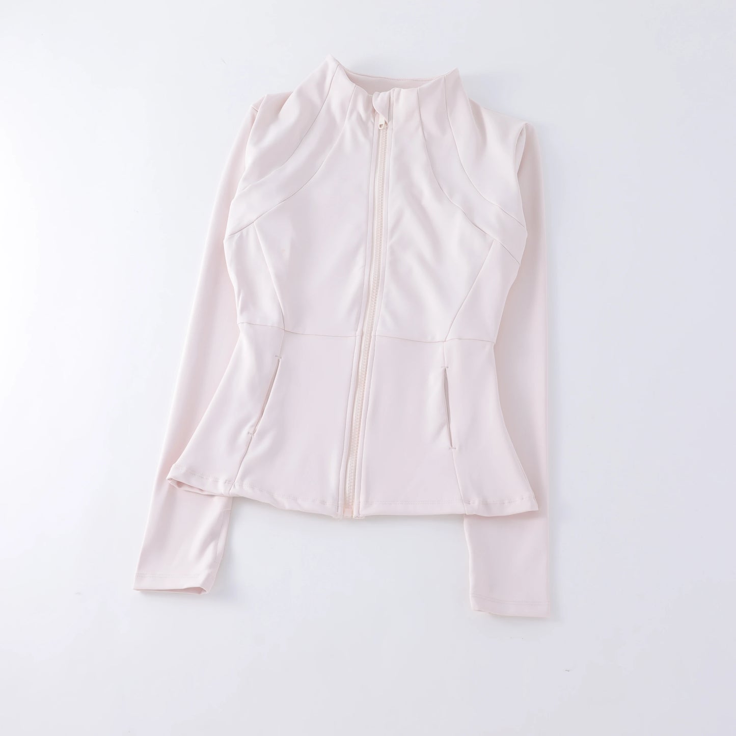 Womens Gym Yoga Wear Zip Up Jackets High Quality Workout Fitness Long Sleeve Yoga Tops Activewear Streetwear