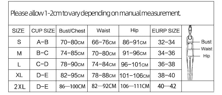Sleeveless Swimsuit Two-piece Female Beach Vacation Casual Style Split