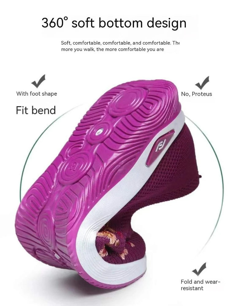 Women's Breathable Sneakers Summer Comfortable Casual Trainers