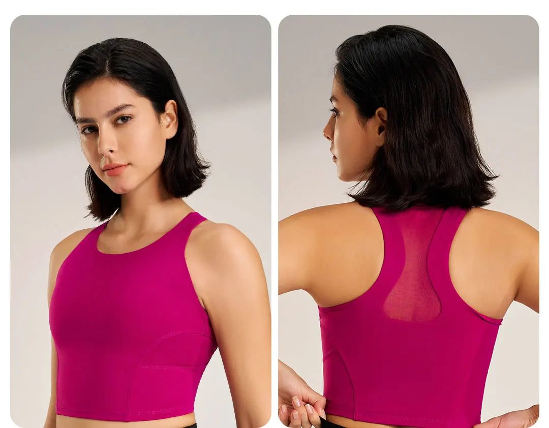 Women's sexy underwear Gym yoga sports bra ladies underwear Shockproof Gathered Push Up Yoga Bra Running Sports Vest