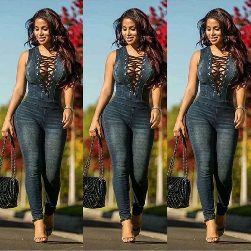 Women Denim Jumpsuits