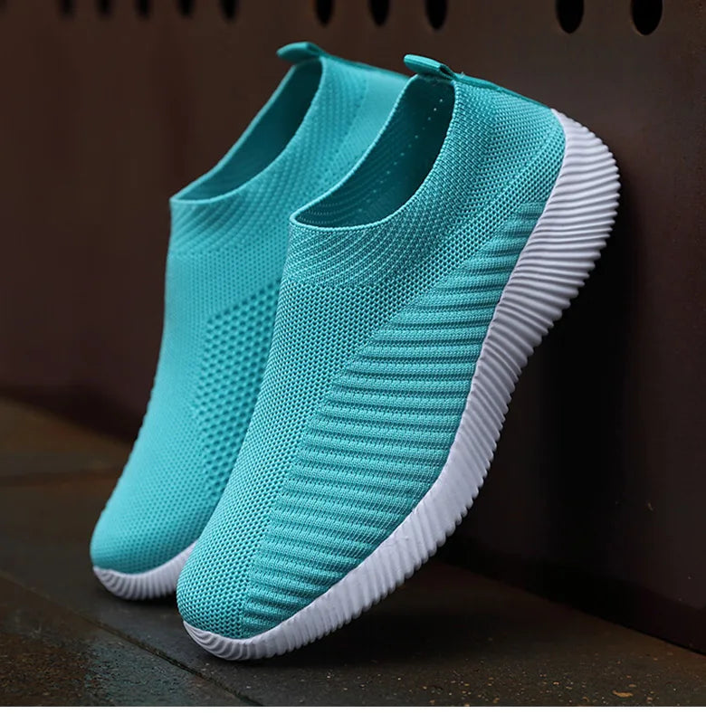 Breathable Flats Elastic Flat Shoes For Women Sneakers