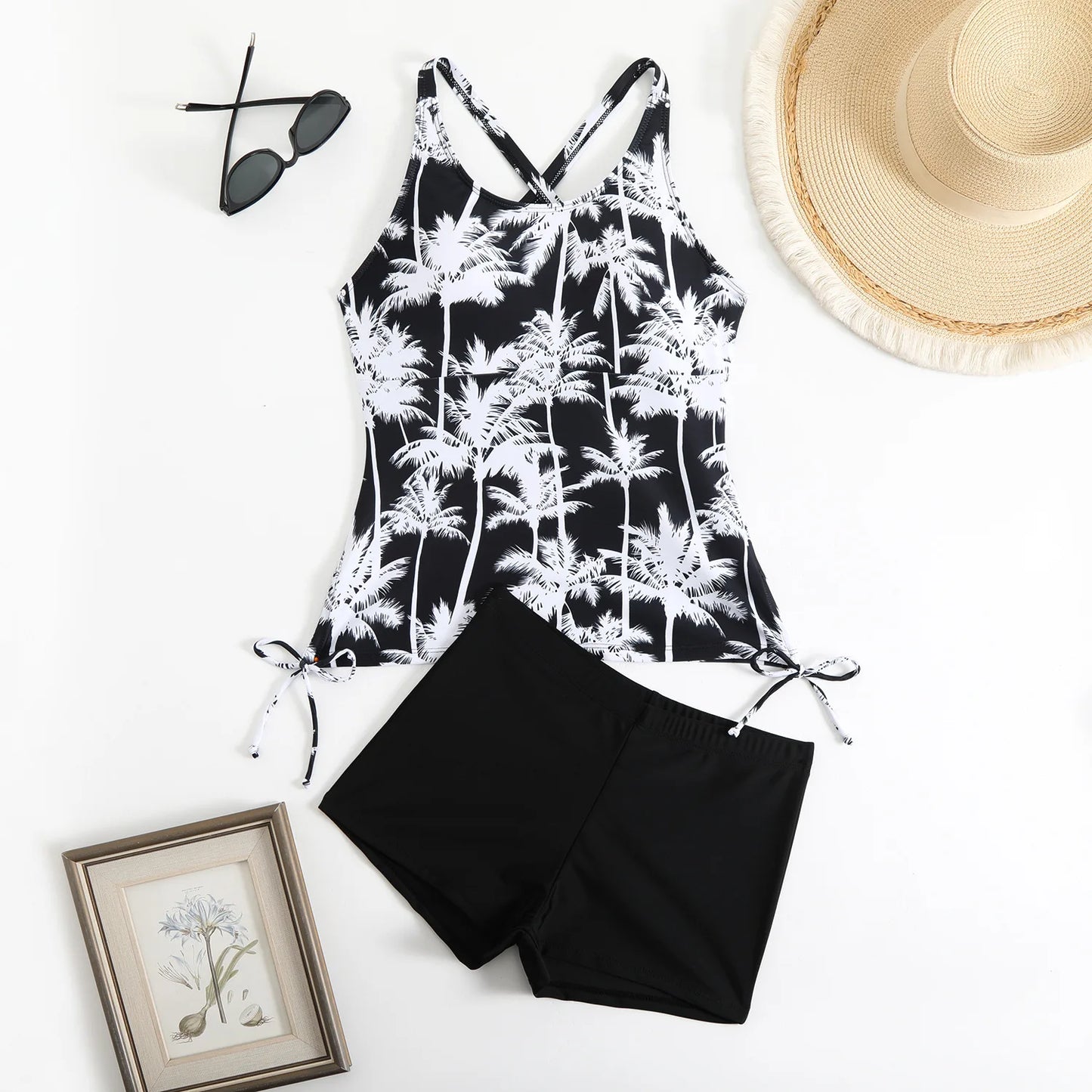 Swimsuit Tankini Set Summer Bathing Suit Trunks