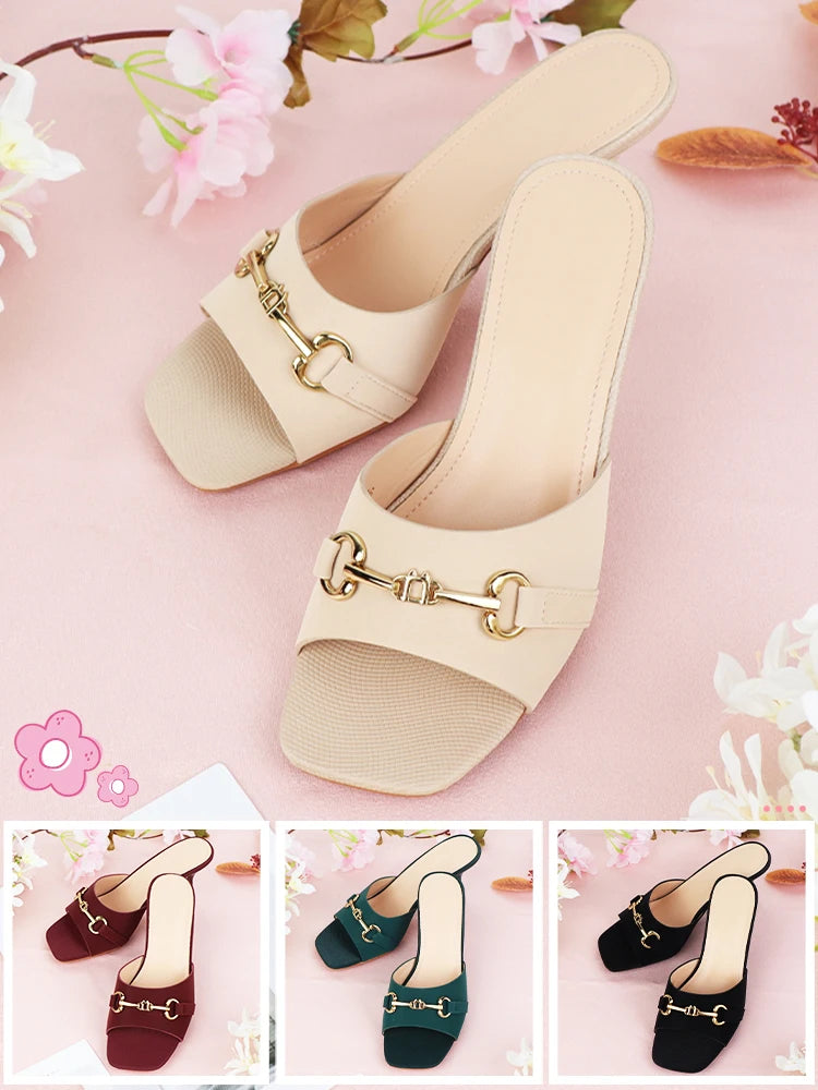Women High Heels Sandals Slippers