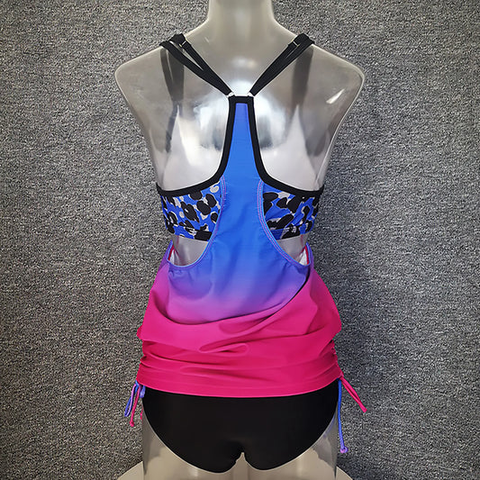 Sleeveless Swimsuit Two-piece Female Beach Vacation Casual Style Split