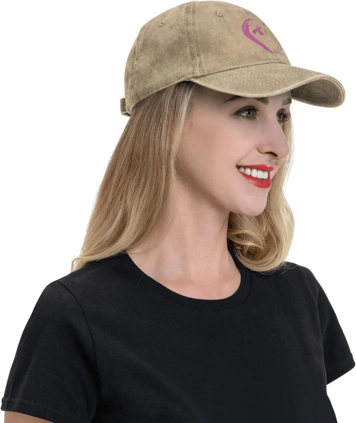 I'm A Survivor Heart Pink Ribbon Breast Cancer Awareness Unisex Baseball Cap