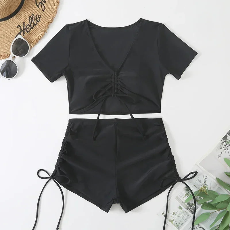 Swimwear Bikini Two Pieces Set