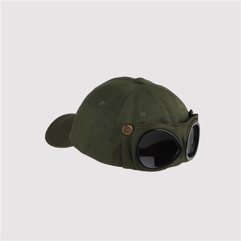 Aviator Hat Summer Personality Glasses Baseball Cap Female Unisex Sunglasses Male Cap Baseballcap Boys Cap
