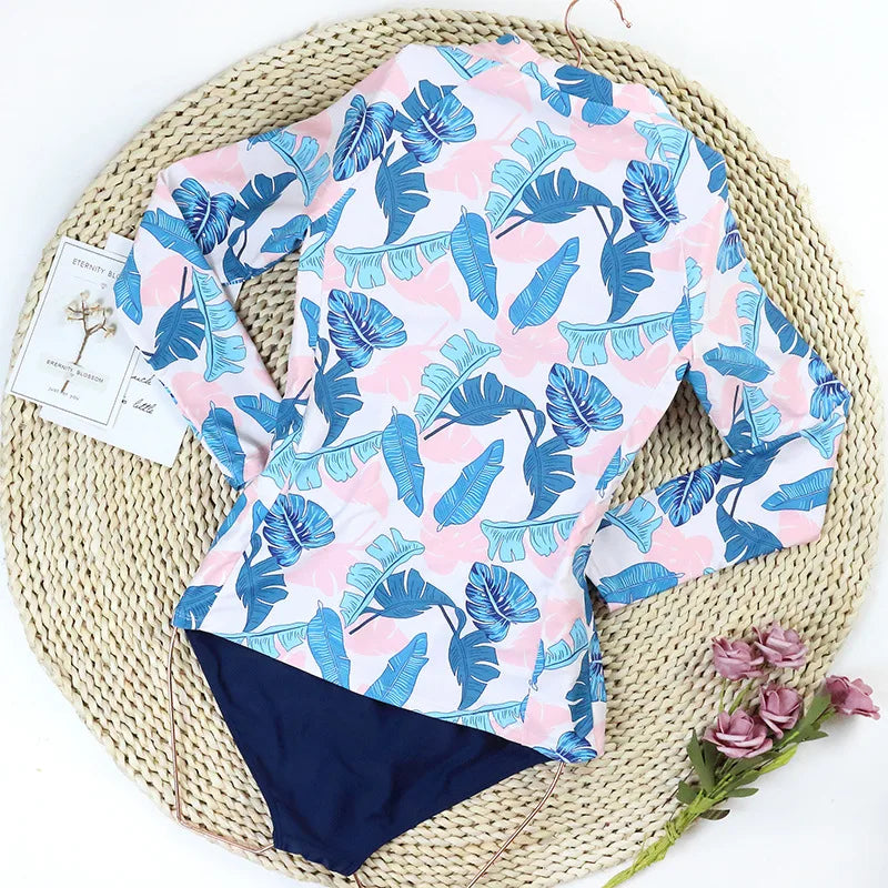 Women Surfing Two Piece Swimsuit