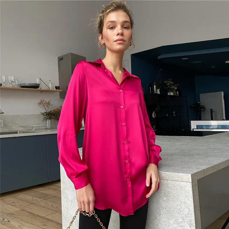 Women's Long-sleeved Elegant Shirt