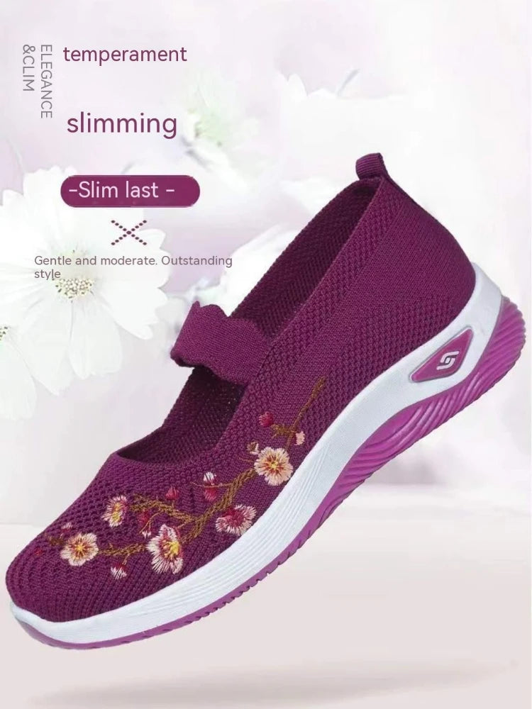 Women's Breathable Sneakers Summer Comfortable Casual Trainers