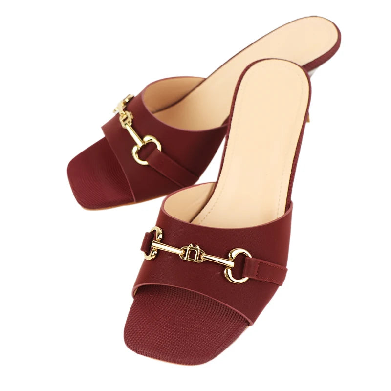 Women High Heels Sandals Slippers