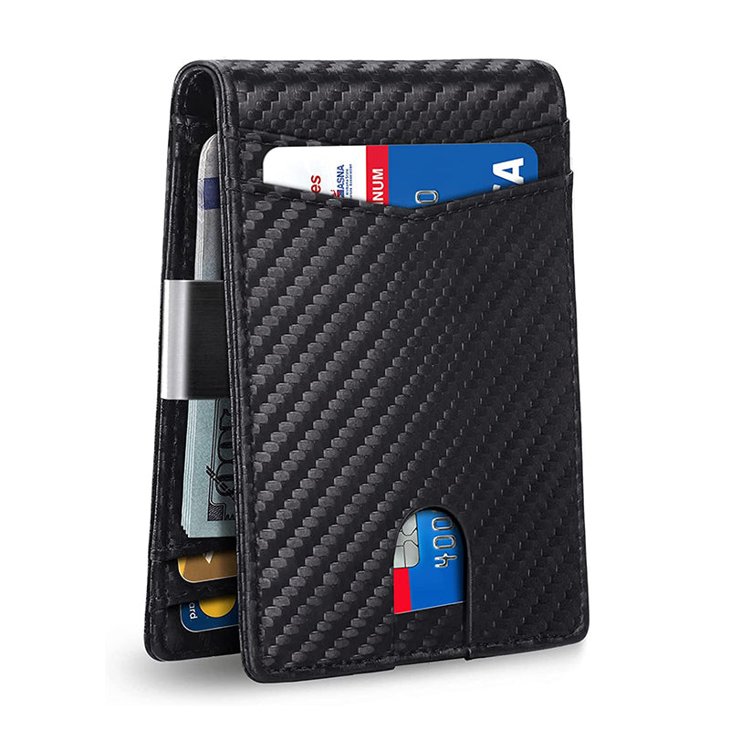 Rfid Microfier Leather Luxury Men Wallets Money Bag Slim Thin Man Card Holder Wallet for Men Short Purse Male Vallet Billfold