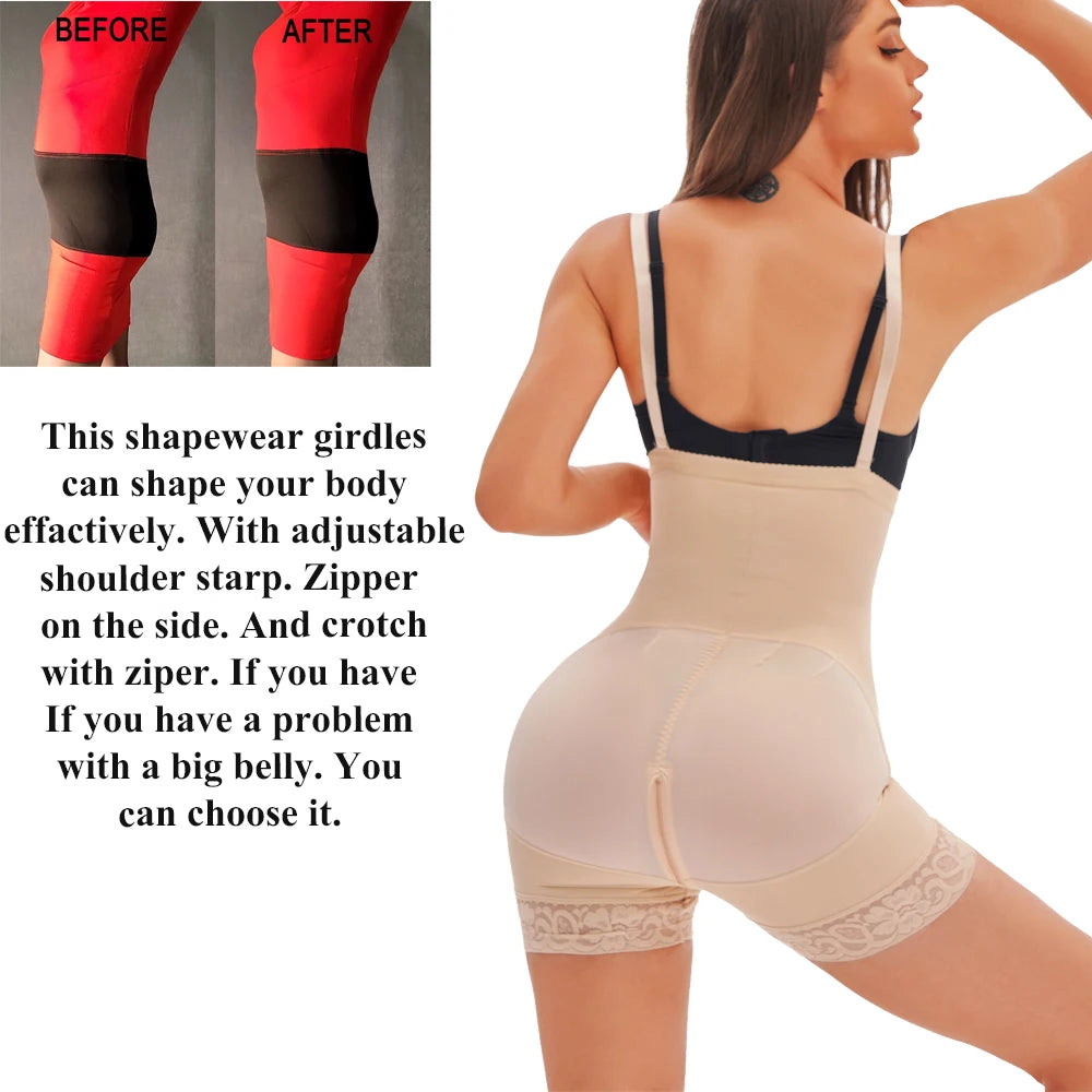 Colombianas Shapewear Girdles Women Tummy Control High Compression Abdomen Reducing Shaper High Waist Body Shaper