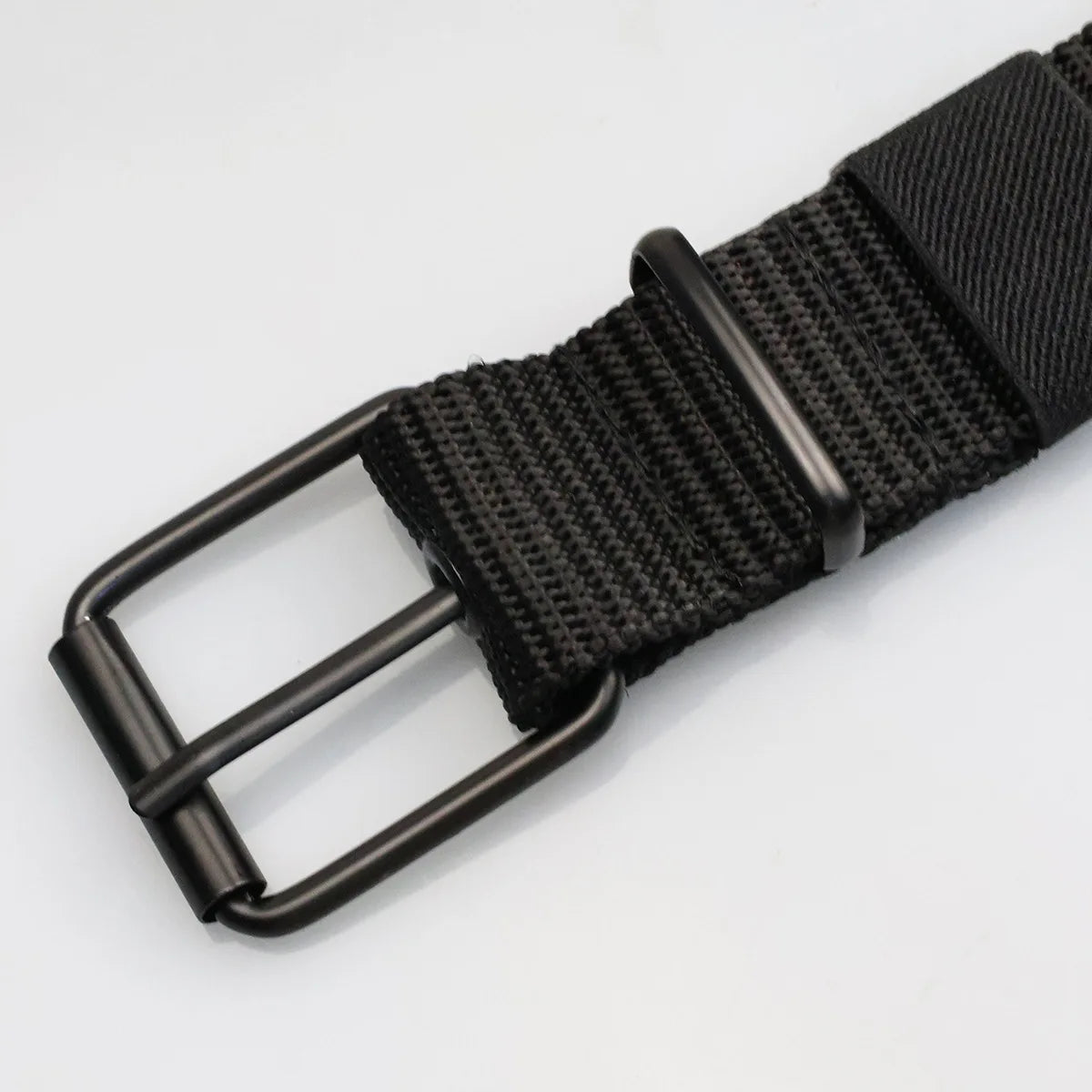 New Porous Pin Buckle Canvas Belts Men's Fashion Versatile Belt Student Youth Military Training Extended Denim Designer Belt