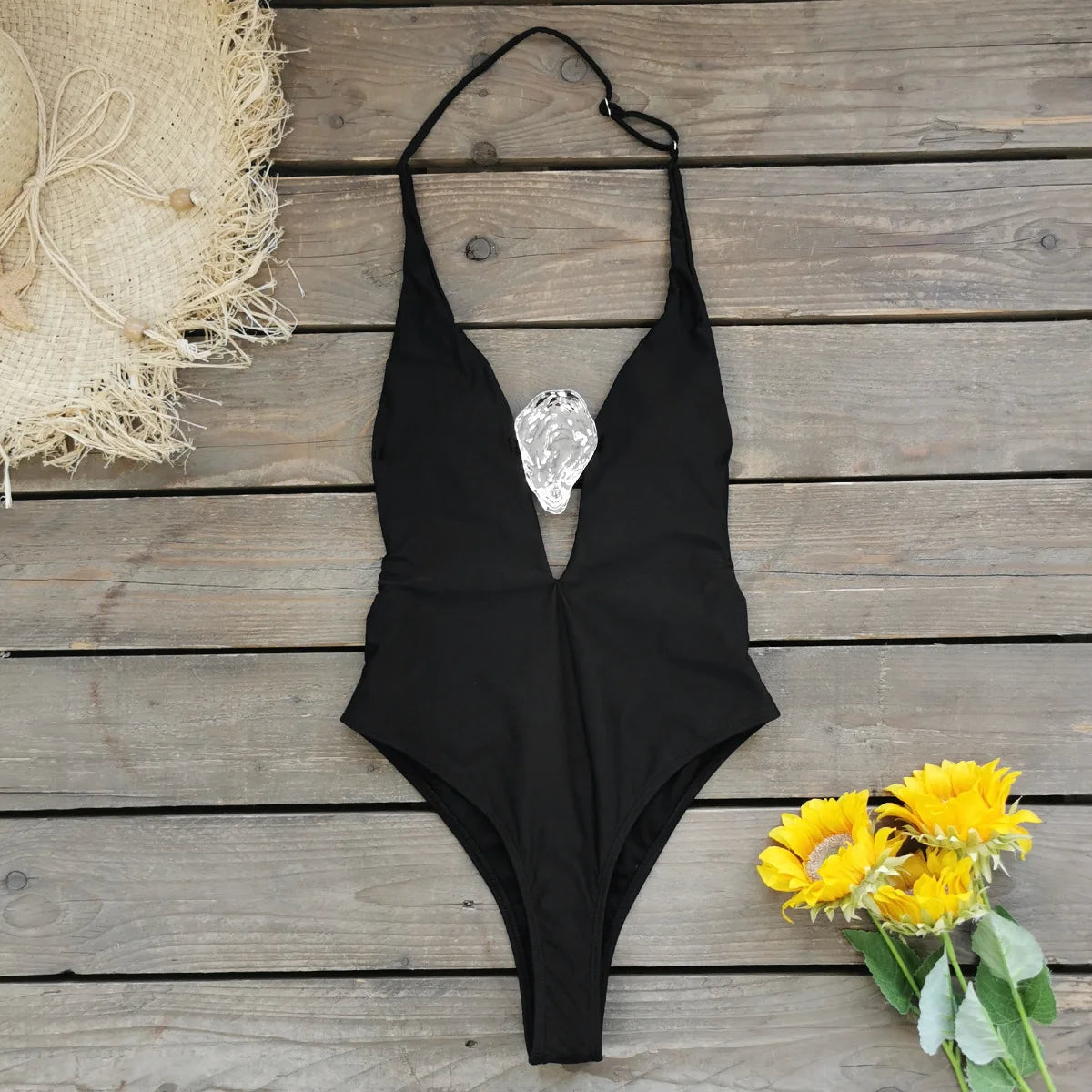 Women Swimsuit with Skirt Backless Swimwear Female Holiday Beachwear