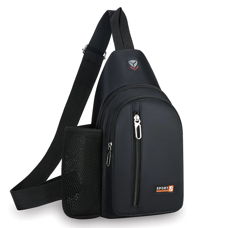 New Casual Breast Bag Travel Crossbody Bag Fashion Shoulder Bag Multifunctional Large Capacity Crossbody Bag for Men and Women