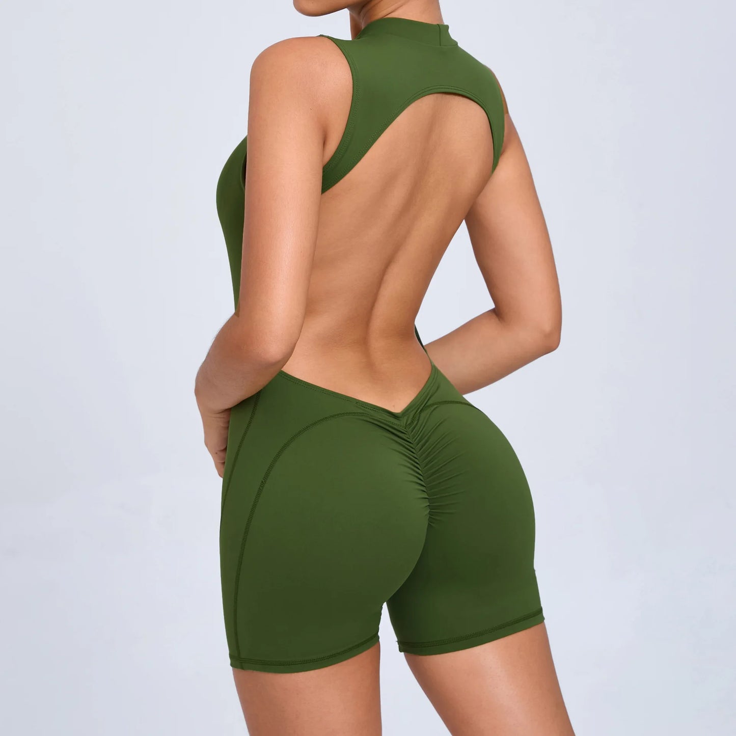 Yoga Suit Fitness Athletic Wear Yoga Set One-Piece Sexy Women Gym Jumpsuit Sportswear Sportswear Women's Clothing Gym Kit Blue