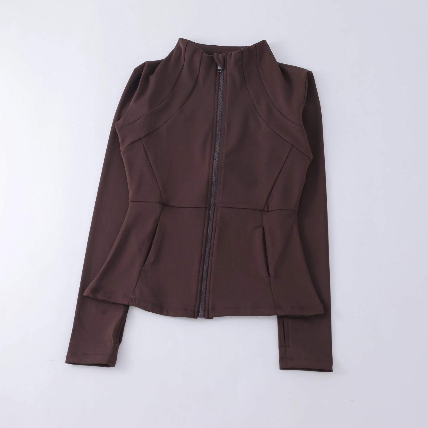Womens Gym Yoga Wear Zip Up Jackets High Quality Workout Fitness Long Sleeve Yoga Tops Activewear Streetwear