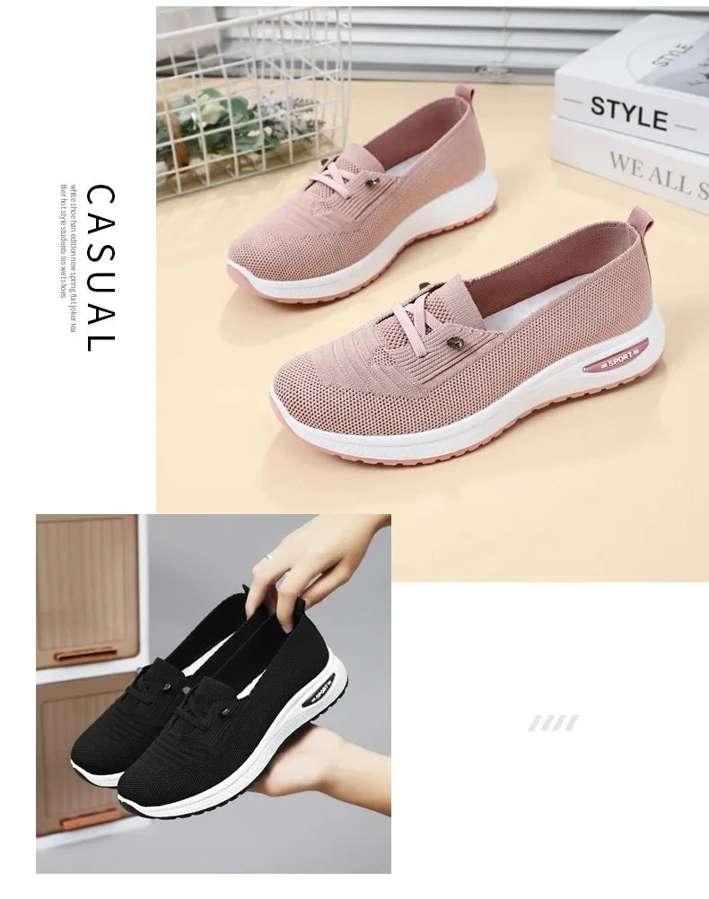 Women's Casual Sneakers Breathable Chunky Sole