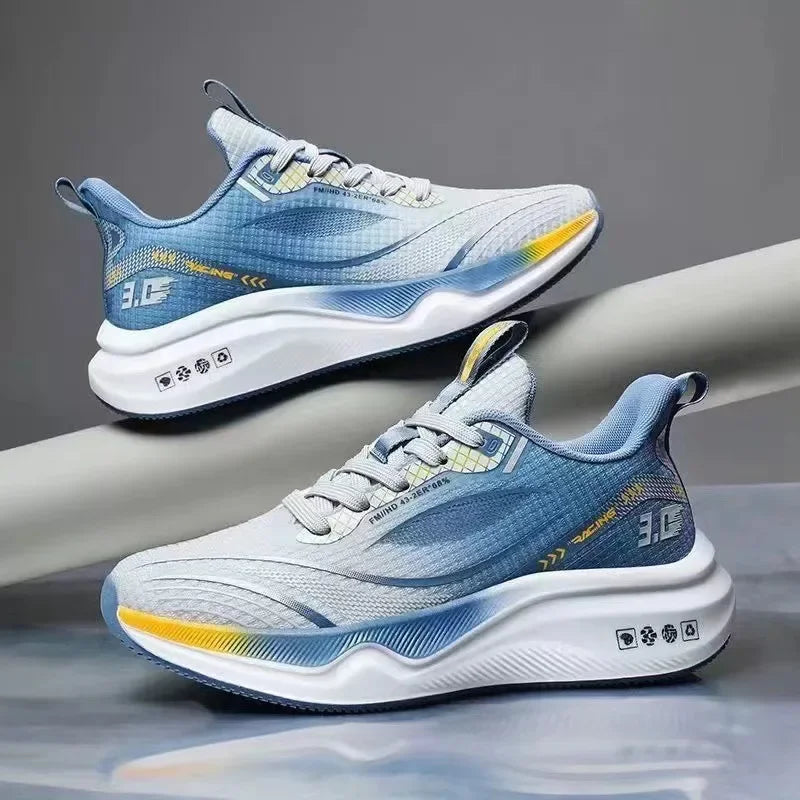 2025 OULYLAN Men Casual Sport Shoes Breathable Lightweight Sneakers Outdoor Mesh Running Shoes Athletic Jogging Walking Shoes