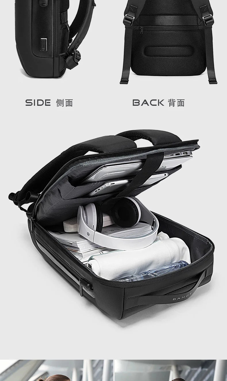 Bange Mochila Backpack 15.6 inch Laptop Backpack Multifunctional Backpack WaterProof for Business BANGE Shoulder Bags