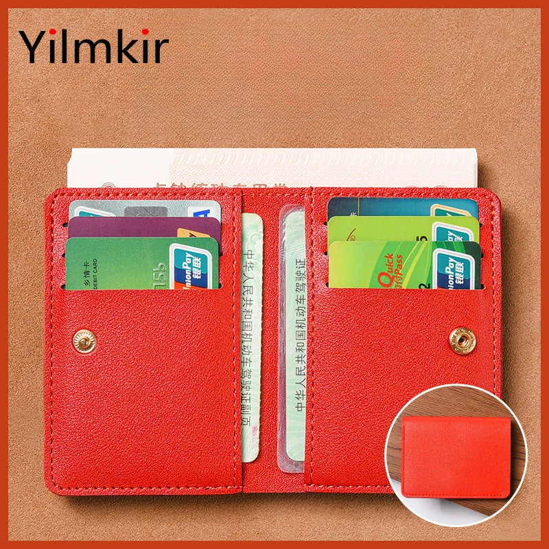Simplicity Mini Folding Women's for Wallet PU Men Driver's License Credit Card Holder Storage Zero Monederos Purse