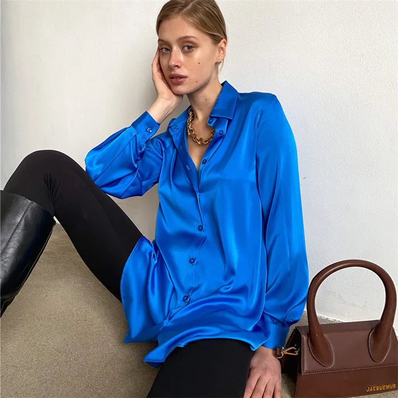 Women's Long-sleeved Elegant Shirt