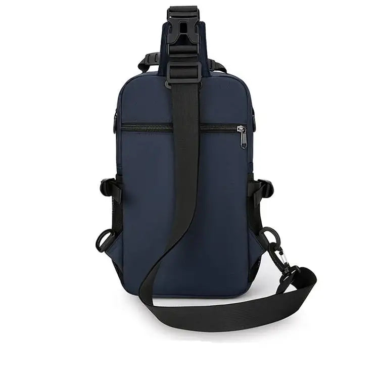 Men's Chest Bag Multifunctional Molle Waist Pack Travel Lightweight Handbag Outdoor Hiking Cycling Crossbody Bag Large Rig Pouch