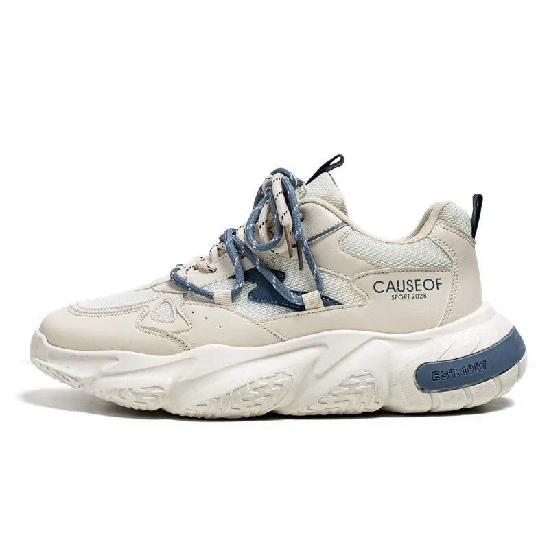 2024 Autumn Men Shoes Fashion Chunky Sneakers Height Increasing Casual Shoes Male Trainers Sports Shoes Zapatos Hombre
