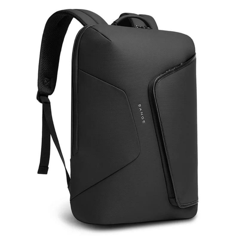 BANGE Business Backpack with External USB Port Anti Splashing Water Travel Backpack