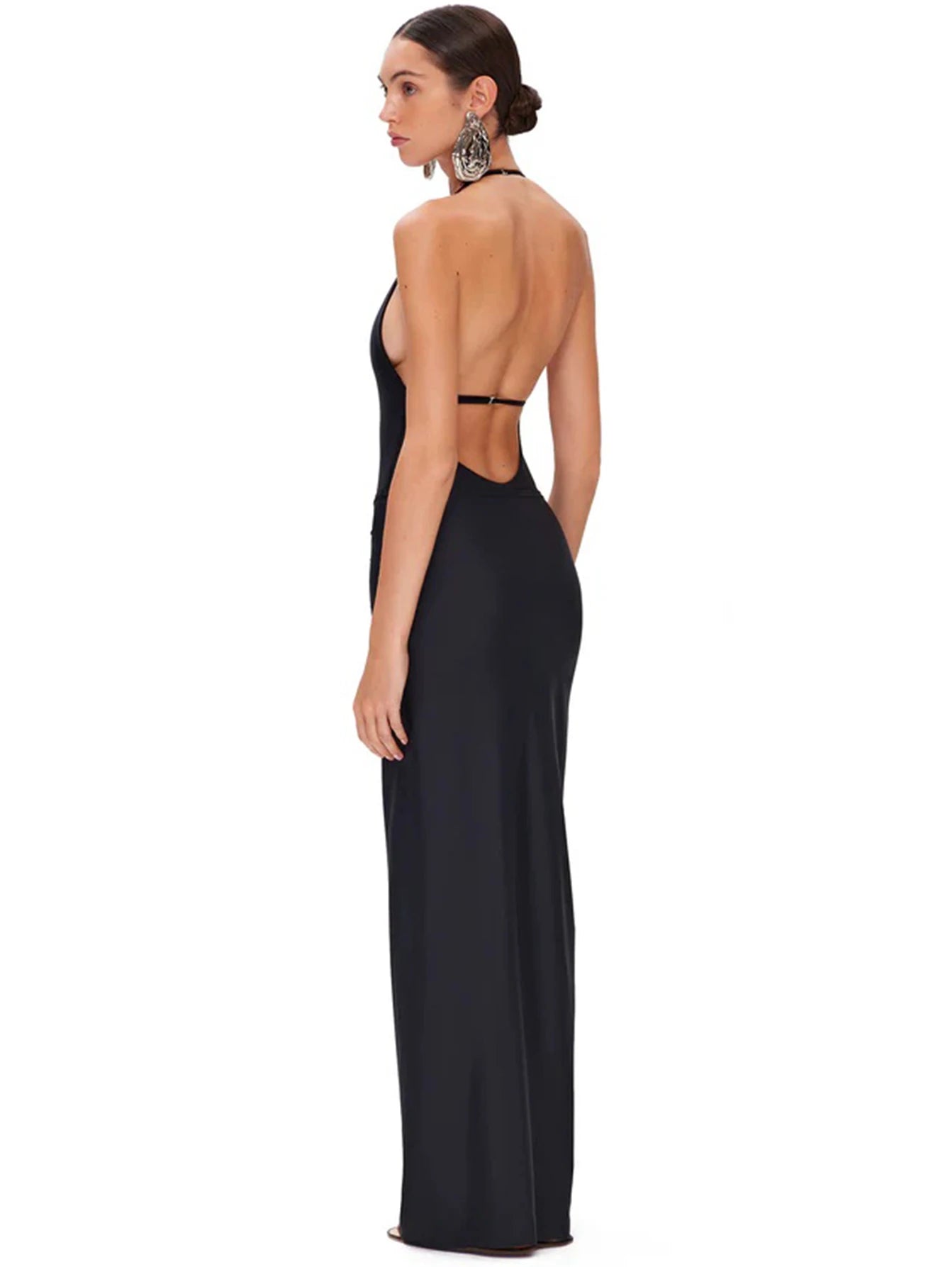 Women Swimsuit with Skirt Backless Swimwear Female Holiday Beachwear
