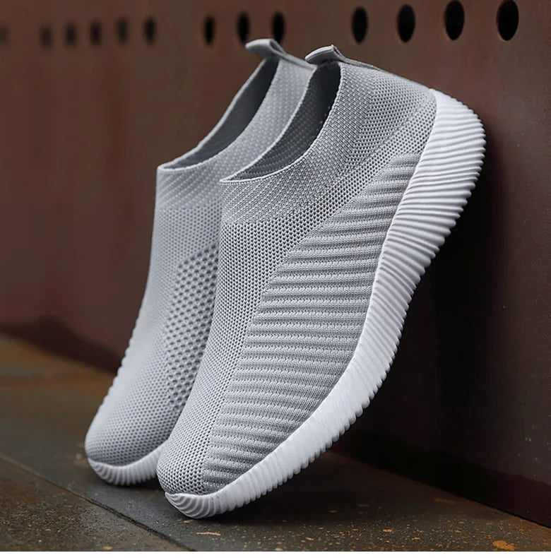 Breathable Flats Elastic Flat Shoes For Women Sneakers