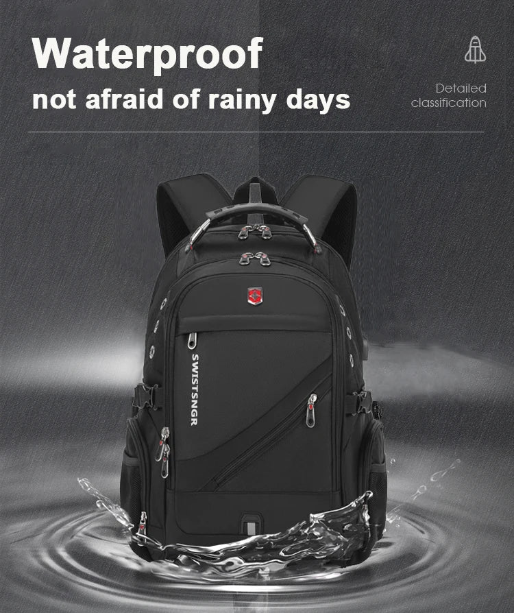 2025 Waterproof 17/20 Inch Laptop Backpack Men Airplane Travel Backpack Women Oxford Rucksack Male School Bag modern Mochila