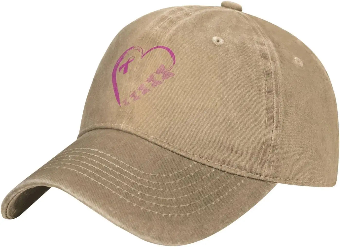 I'm A Survivor Heart Pink Ribbon Breast Cancer Awareness Unisex Baseball Cap