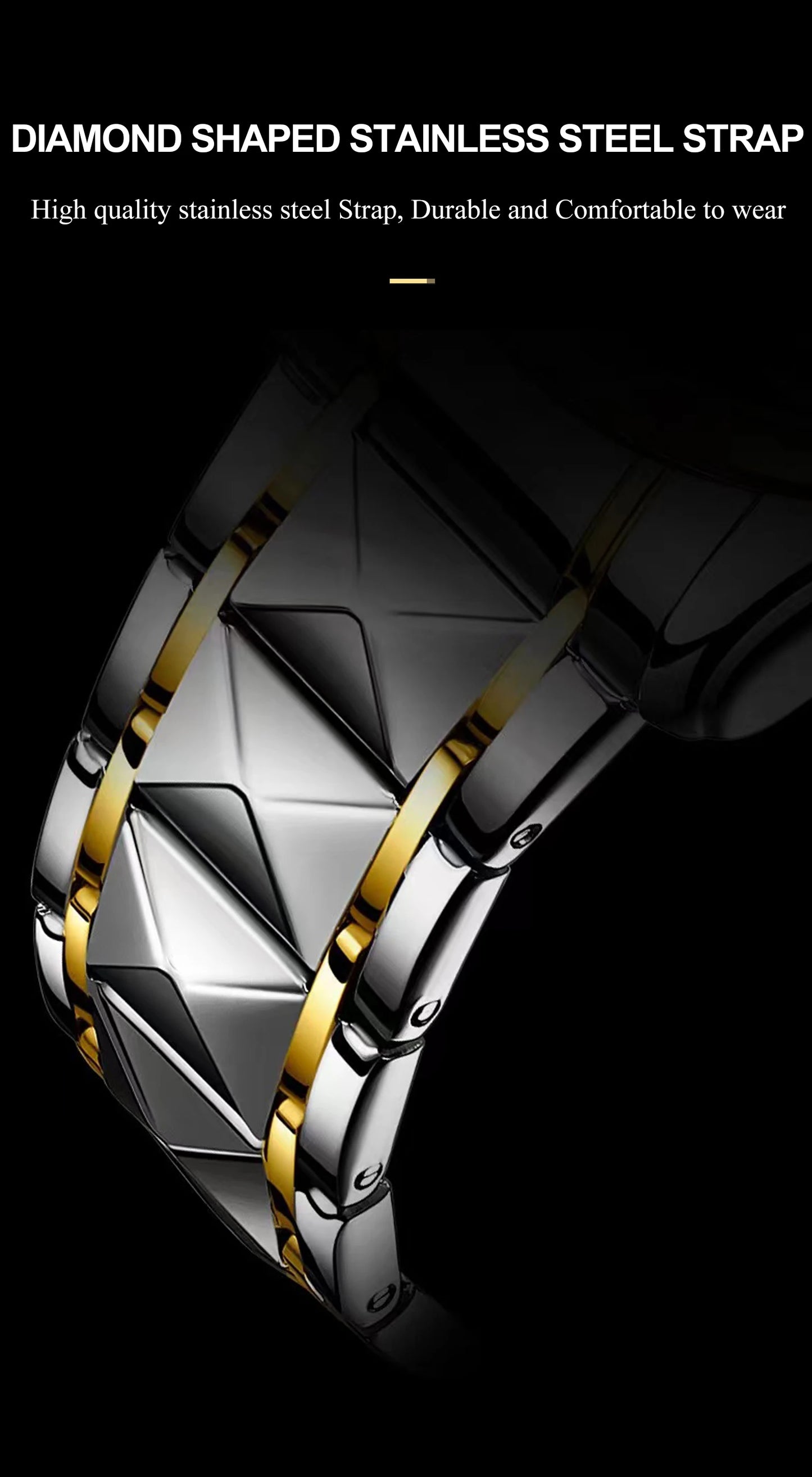 POEDAGAR Luxury Business Men's Wristwatch Stainless Steel Date Week Man Watch Waterproof Luminous Fashion Quartz Watches For Men