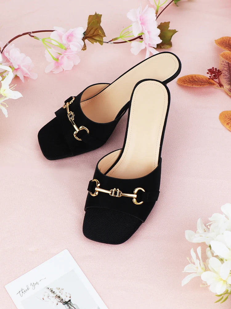 Women High Heels Sandals Slippers
