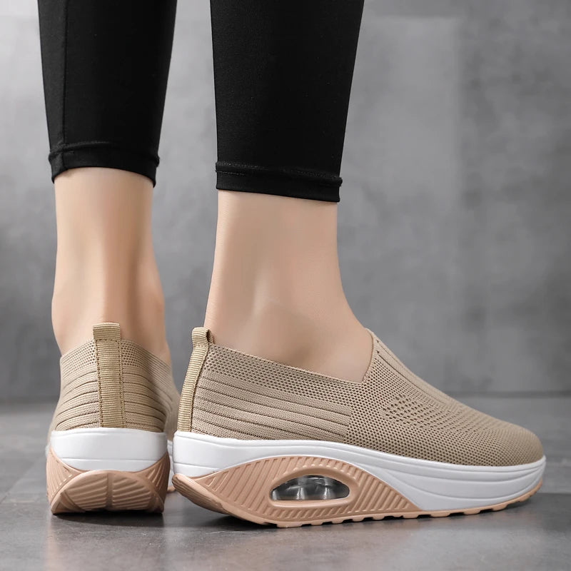 Women Walking Shoes Air Cushion Non Slip Orthopedic Shoes