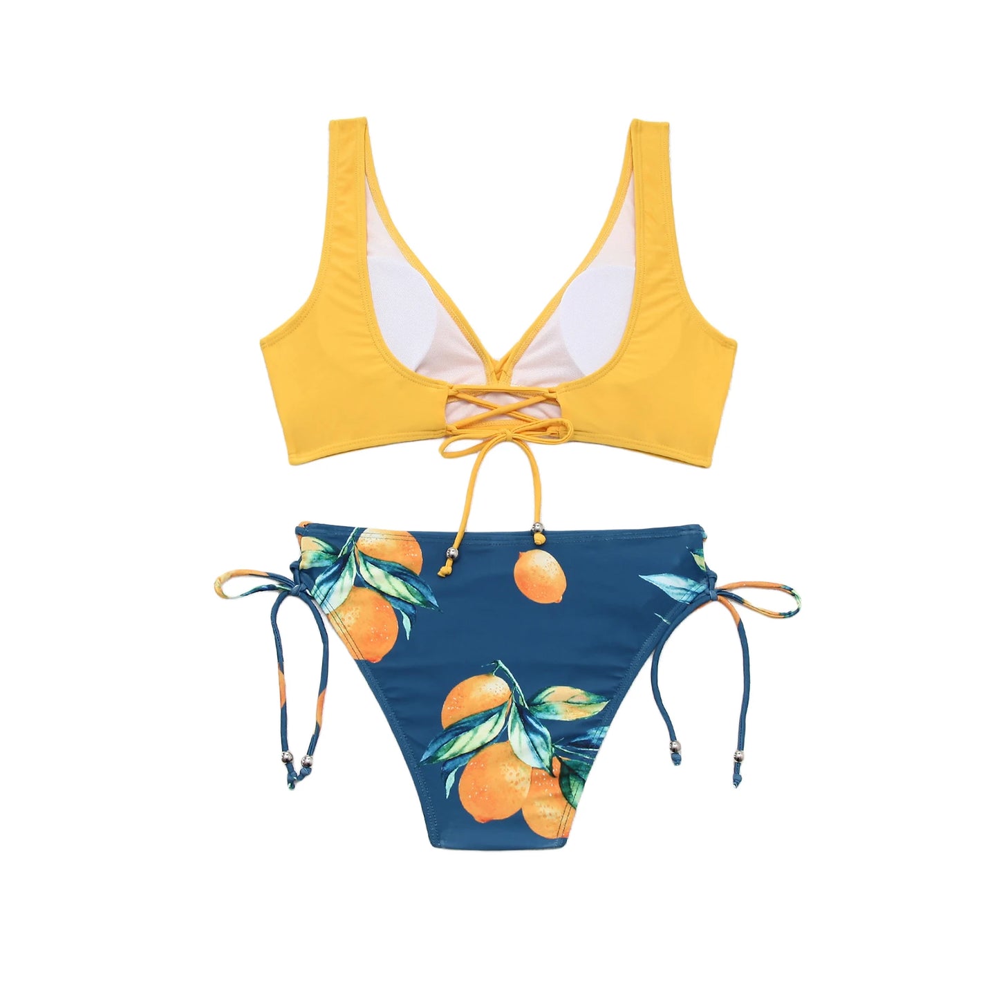 Women Swimsuit Floral Beachwear Two Pieces