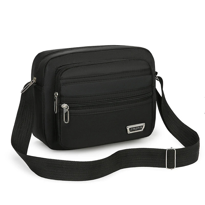 Large Capacity Men's Bag Single Shoulder Bag Waterproof And Wear-resistant Backpack Multiple Pockets For Business Business