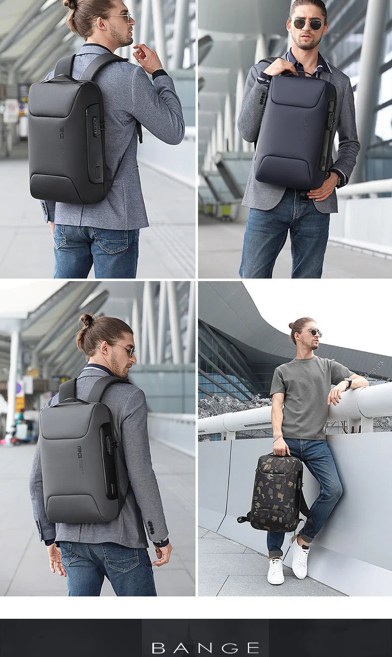Bange Mochila Backpack 15.6 inch Laptop Backpack Multifunctional Backpack WaterProof for Business BANGE Shoulder Bags
