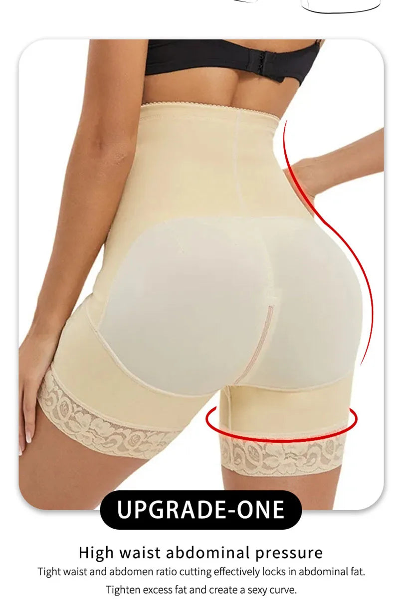 AfruliA Purple Fajas Colombianas Girdle BBL Shorts Corset Slim Waist Trainer High Compression Body Shaper Control Panties Lifter