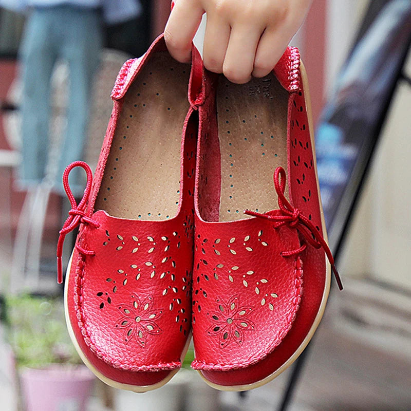 2025 Women Flat Shoes Fashion Women Casual Shoes Breathable Women's Loafers Shallow Comfort Mom Shoes Ladies Zapatillas Mujer