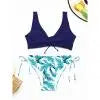 Women Swimsuit Floral Beachwear Two Pieces