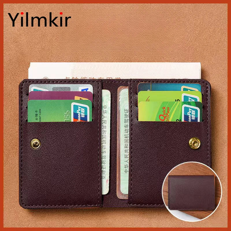 Simplicity Mini Folding Women's for Wallet PU Men Driver's License Credit Card Holder Storage Zero Monederos Purse