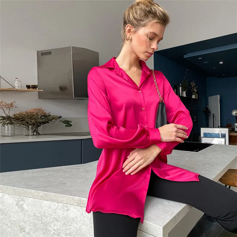 Women's Long-sleeved Elegant Shirt