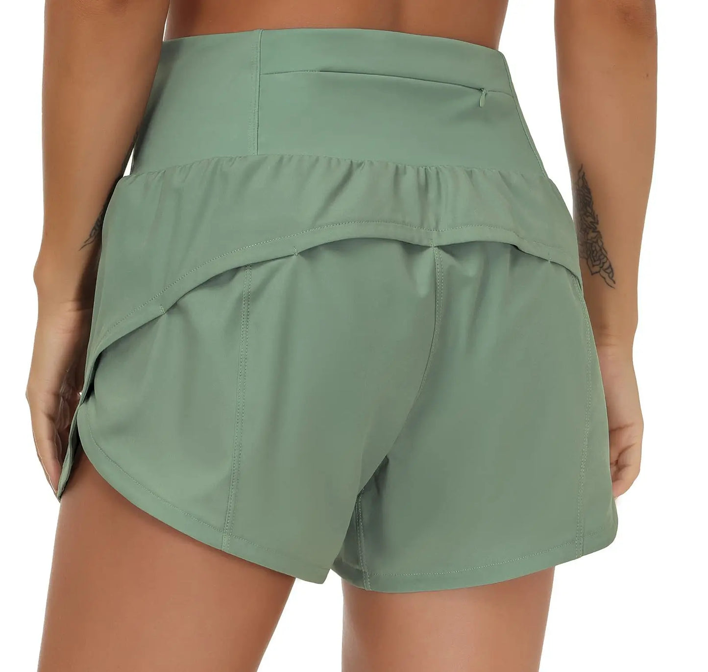 Gym Yoga Wear Sport High Waist Short Pocket Run Women Sportswear Fitness Outfi Push Up Quick Drying Summer Cycling Clothing Pink