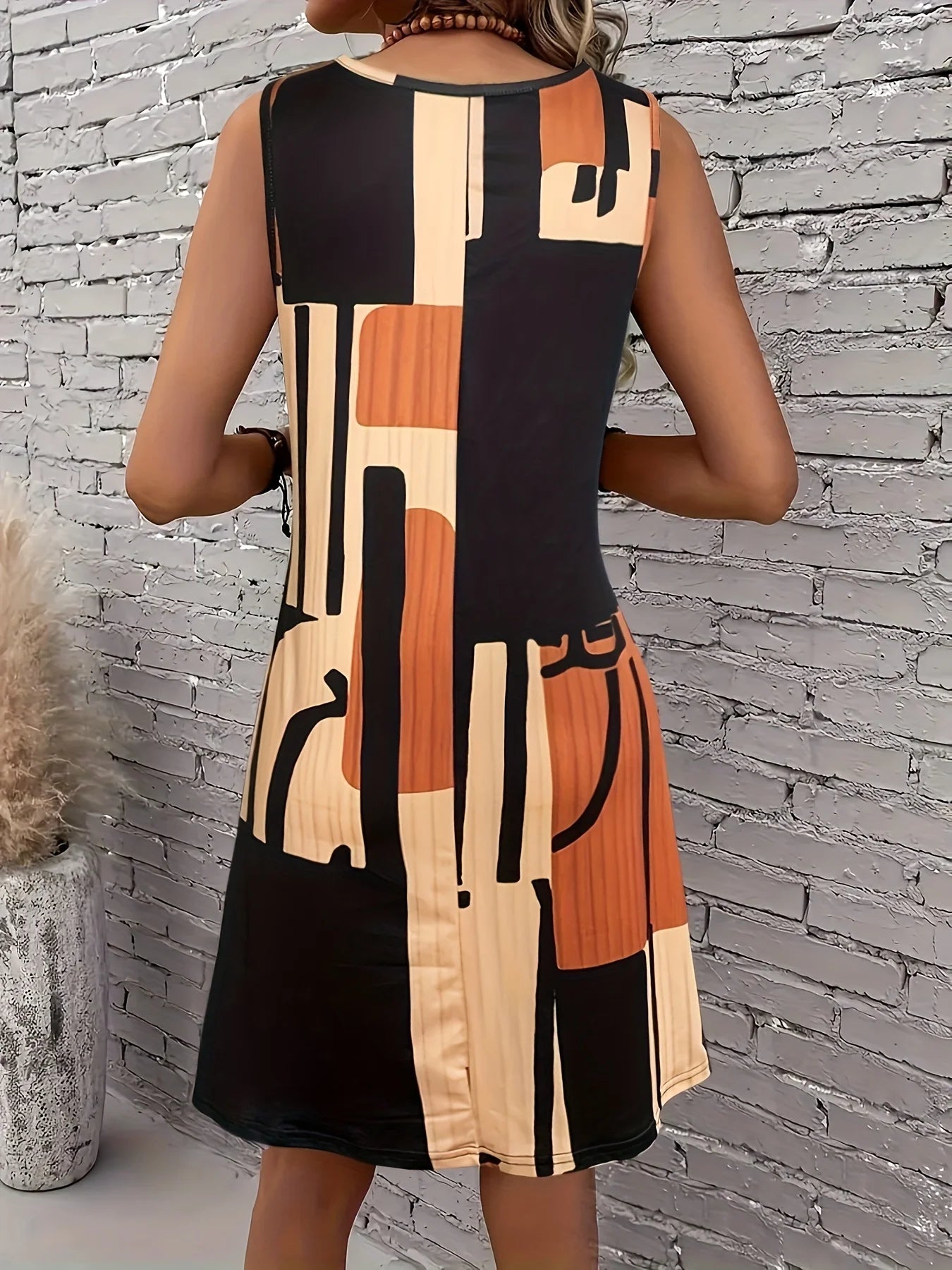 Spring Summer Women's Vacation Midi Dress