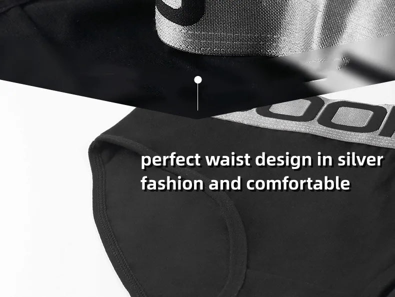 3PCS Popular Solid Women's Cotton Panties Boxer Underwear Ladies Breathable Letter Belt Briefs Sports Female Knickers Boyshorts